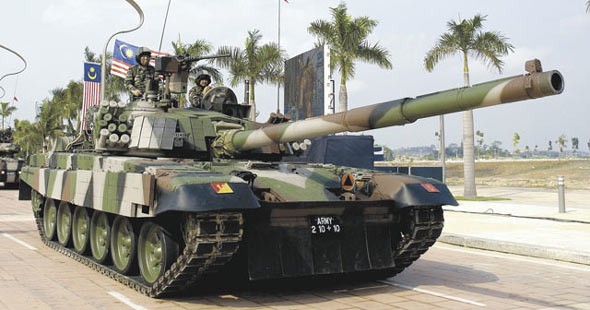 Xe tăng chiến đấu PT-91M của Malaysia, do Ba Lan chế tạo